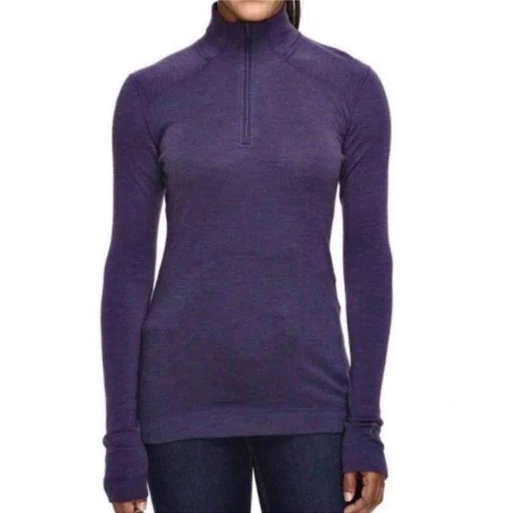 Smartwool Next to Skin Thermal Merino Base Layer 1/4 Zip Sweater Top Small NWT